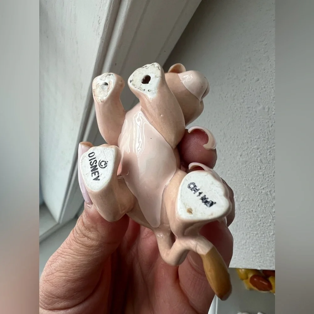Walt Disney Japan Lot of 5 Disney Character Ceramic Figurines